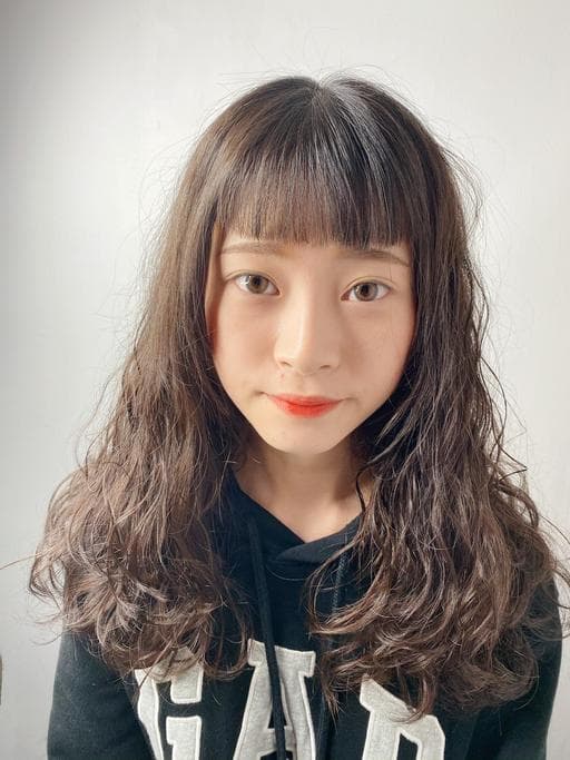 微捲、質感溫塑、女生長髮