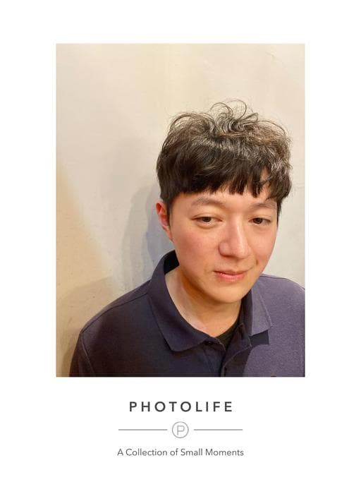 男生短髮、男生卷髮、溫塑燙