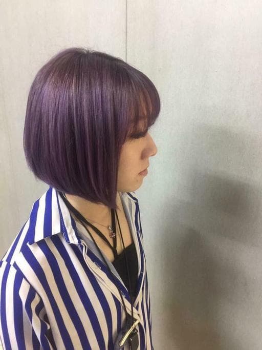 女生短髮、霧面、特殊色