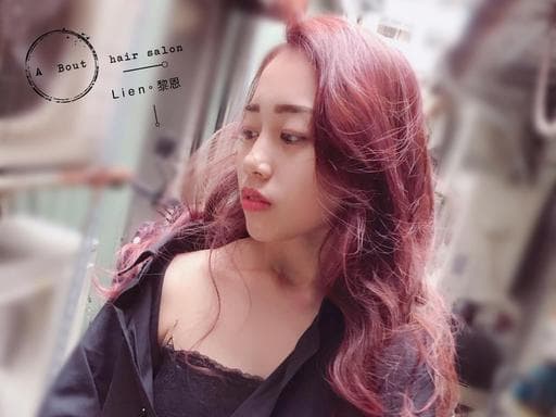 挑染、特殊色、長瀏海