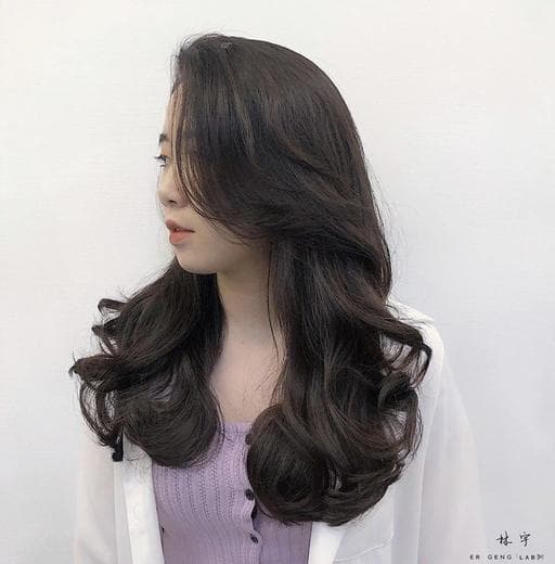 長瀏海、女生長髮、溫塑燙