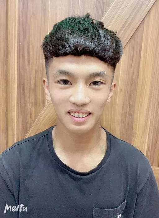 男生短髮、短瀏海、男生燙髮