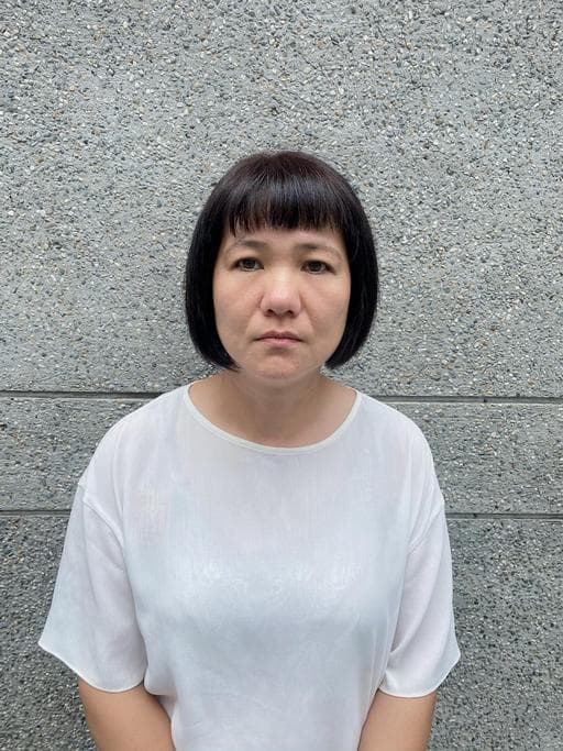 女生短髮、設計染、棕色系