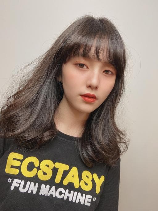 短瀏海、溫塑燙、女生燙髮