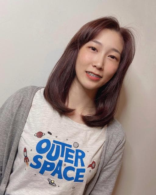 特殊色、女生中長髮、女生染髮
