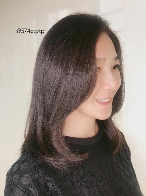 鮑伯頭、燙直、長瀏海