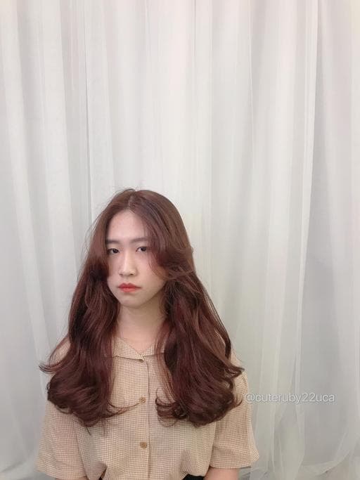 長瀏海、女生染燙、浪漫大卷