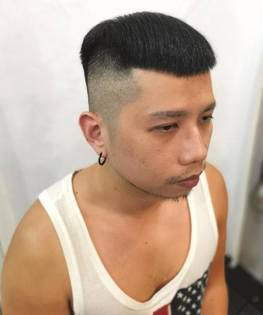 男生短髮、男士漸層推、韓男呆瓜頭