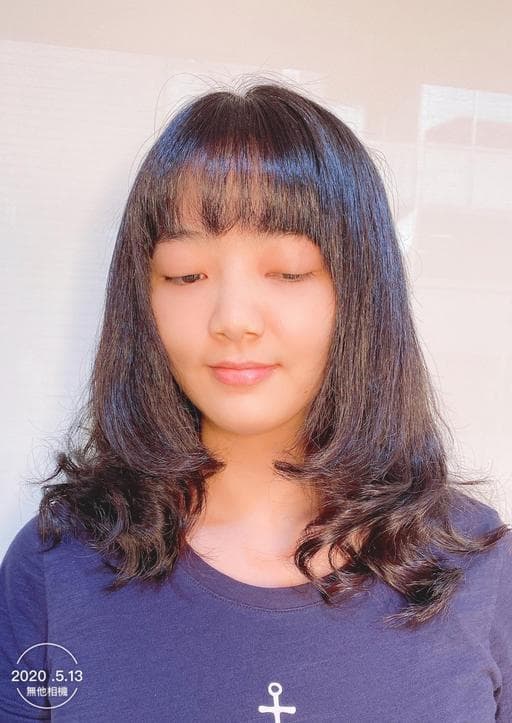 質感溫塑、女生長髮、空氣感卷髮
