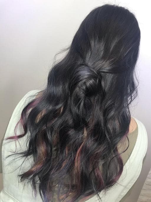 漂色、女生長髮、短瀏海