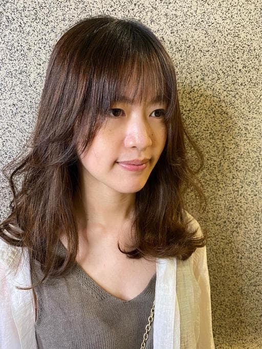 女生中長髮、女生染燙、女生染髮