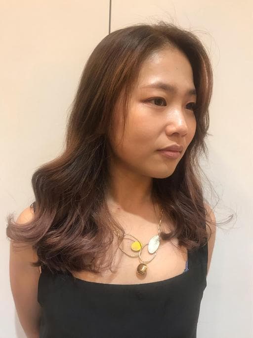 女生中長髮、漂色、女生染髮