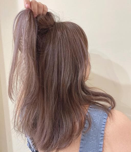 女生中長髮、女生染髮、漂色