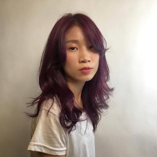 長瀏海、女生染燙、浪漫大卷