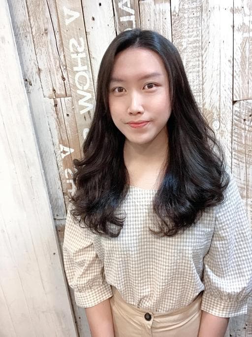 長瀏海、女生長髮、女生燙髮