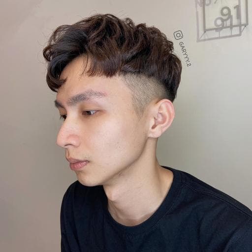 男生短髮、男生Undercut、男生卷髮