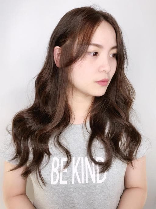 女生染燙、浪漫大卷、棕色系