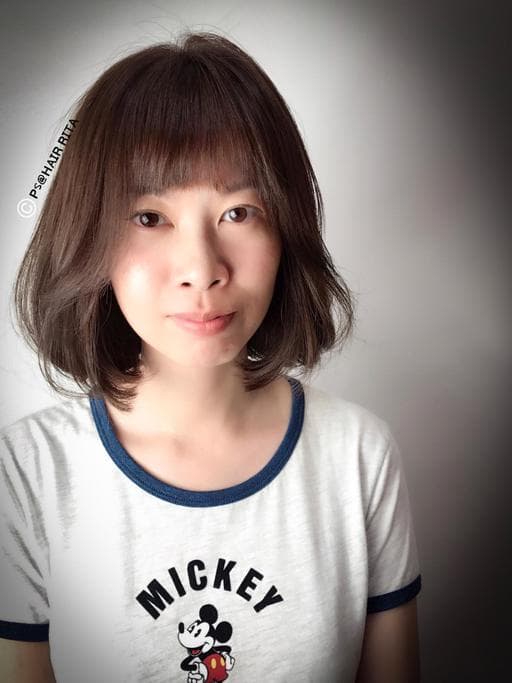 女生短髮、女生染燙、浪漫大卷