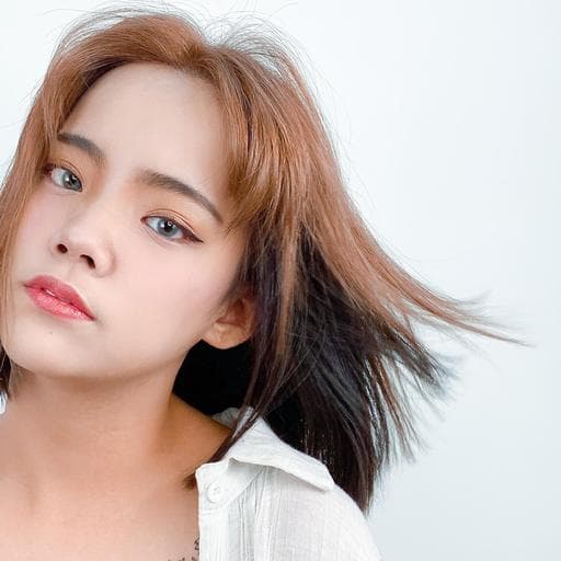 女生中長髮、漂色、短髮女神系