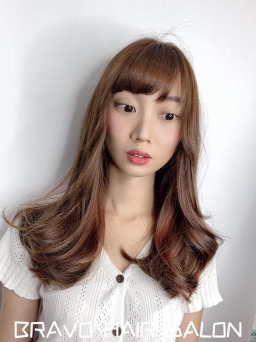 雙色漸層、女生長髮、女生染髮