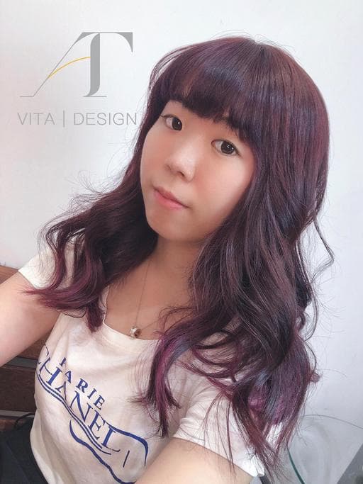 棕色系、女生長髮、女生染髮