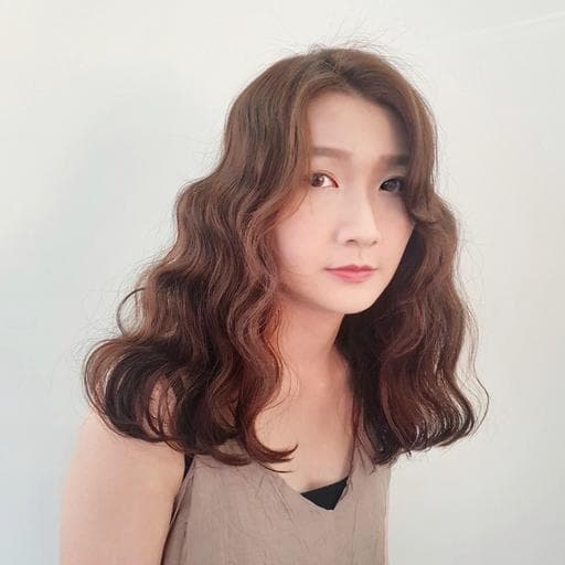 燙卷、女生長髮、溫塑燙