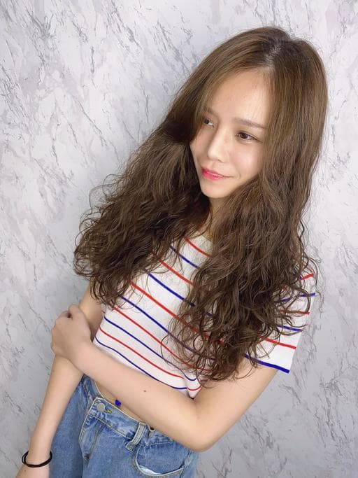 女生染燙、韓系捲度、女生長髮