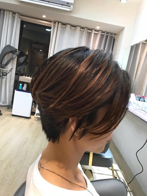 女生短髮、長瀏海、精靈短髮