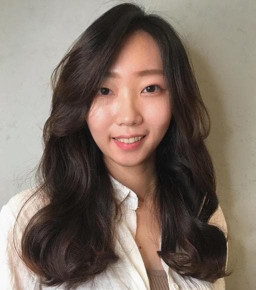 長瀏海、女生長髮、溫塑燙