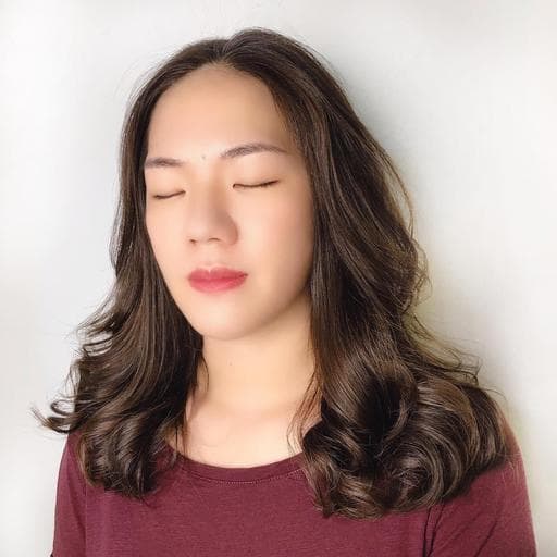 女生長髮、女生燙髮、溫塑燙