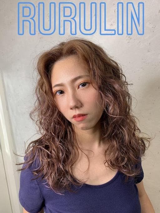 長瀏海、女生染燙、漂色