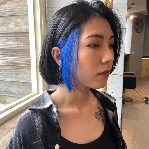 女生短髮、女生染髮、漂色