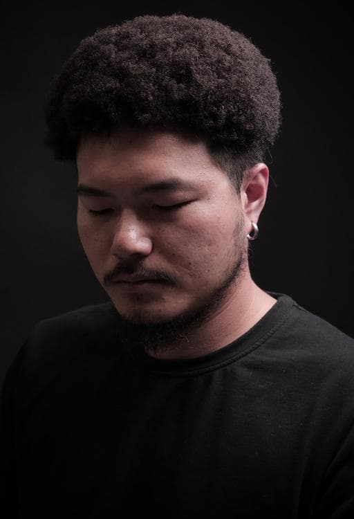 男生短髮、短瀏海、粗硬髮
