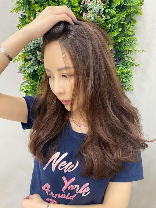 長瀏海、女生染燙、女生長髮