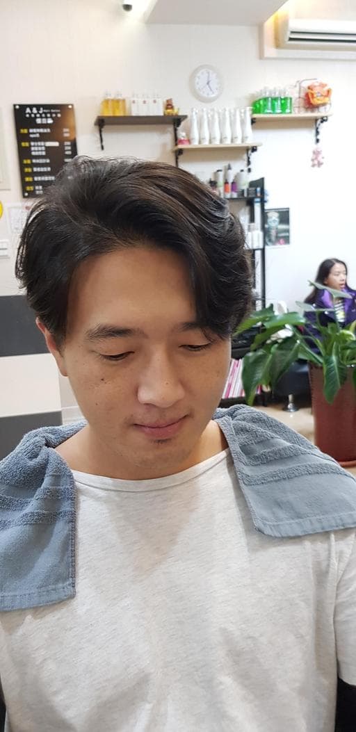 男生短髮、男生燙髮、新北剪髮