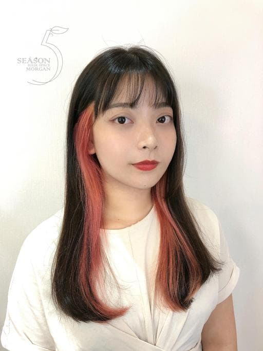 特殊色、漂色、女生長髮