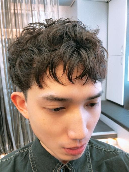 男生短髮、男生燙髮、溫塑燙