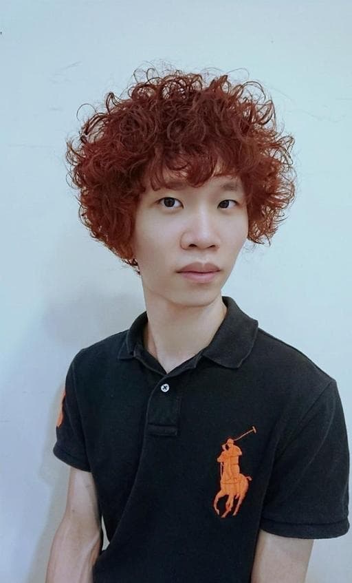 男生短髮、短瀏海、男生染髮