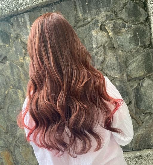 長瀏海、女生染燙、漂色