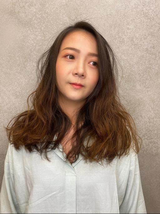 長瀏海、浪漫大卷、女生染燙