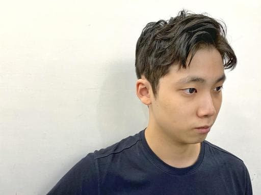 男生短髮、長瀏海、男生卷髮