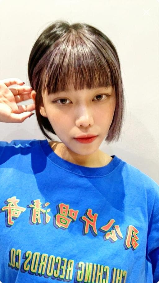 女生短髮、漂色、短瀏海