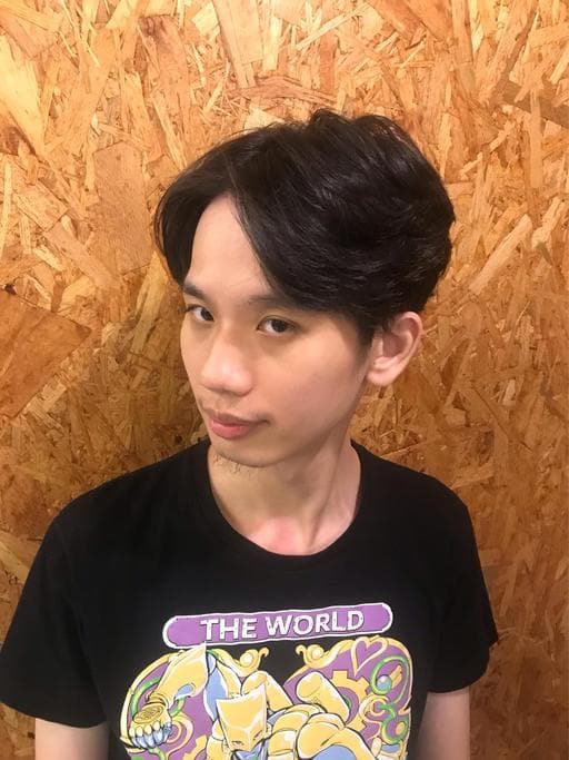 長瀏海、男生中長髮、男生燙髮