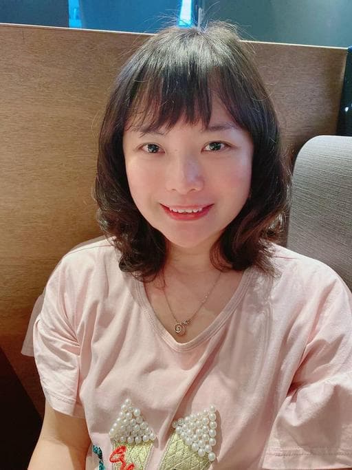 女生中長髮、女生燙髮、溫塑燙