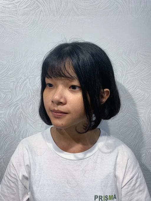 女生短髮、短髮、C字燙
