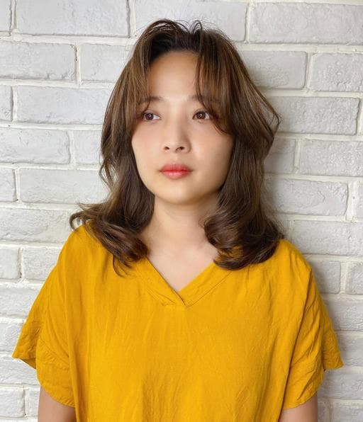 內彎、長瀏海、女生染燙
