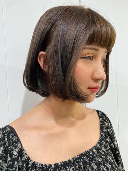 女生短髮、女生染髮、電棒造型