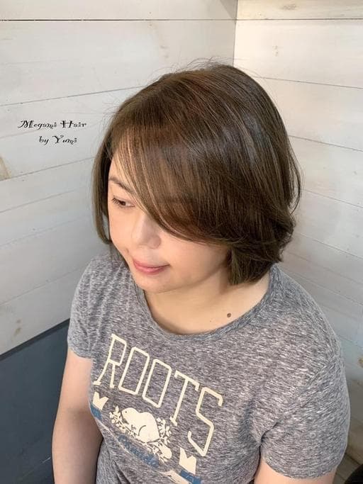 女生短髮、女生染髮、台南