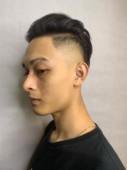 長瀏海、男生短髮、男生Undercut