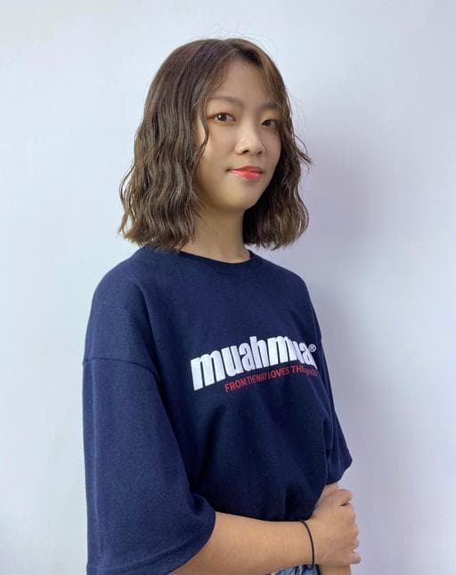 韓系燙髮、水波紋卷、女生中長髮